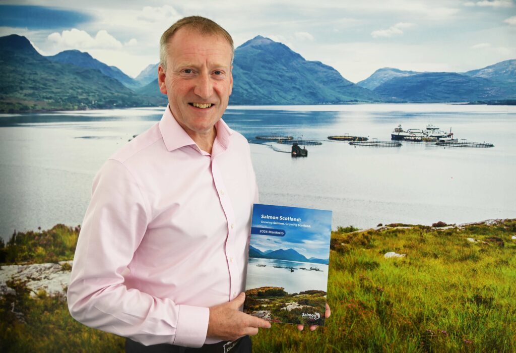 Salmon Scotland CEO with 2024 election manifesto