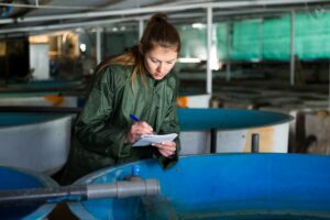 Trout breeding facility