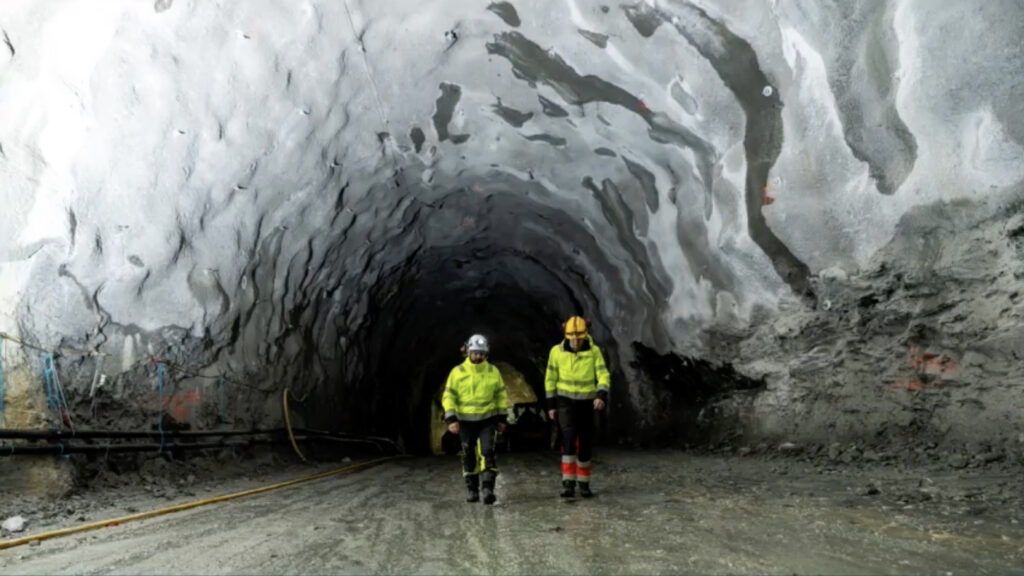 two mean in a tunnel