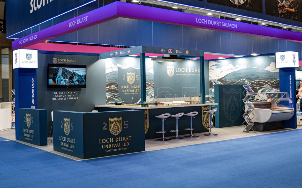 Loch Duart trade show stand