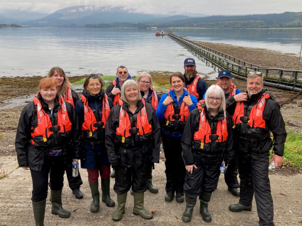 MSPs see salmon farming in action