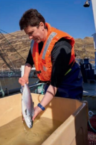 Rosie Curtis, Fish Farm Manager, MacLean’s Nose