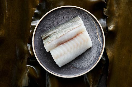 white fish fillet on a plate