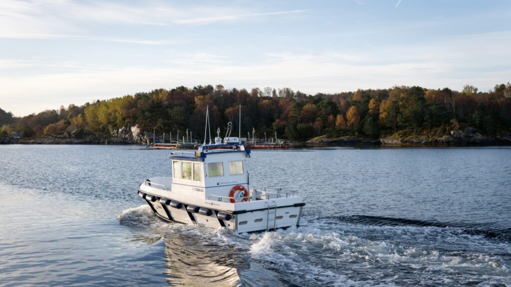 ‘Tobias’, an Admiral 25 shaft-drive, powered by an Evoy Hurricane 400+ hp electric motor system