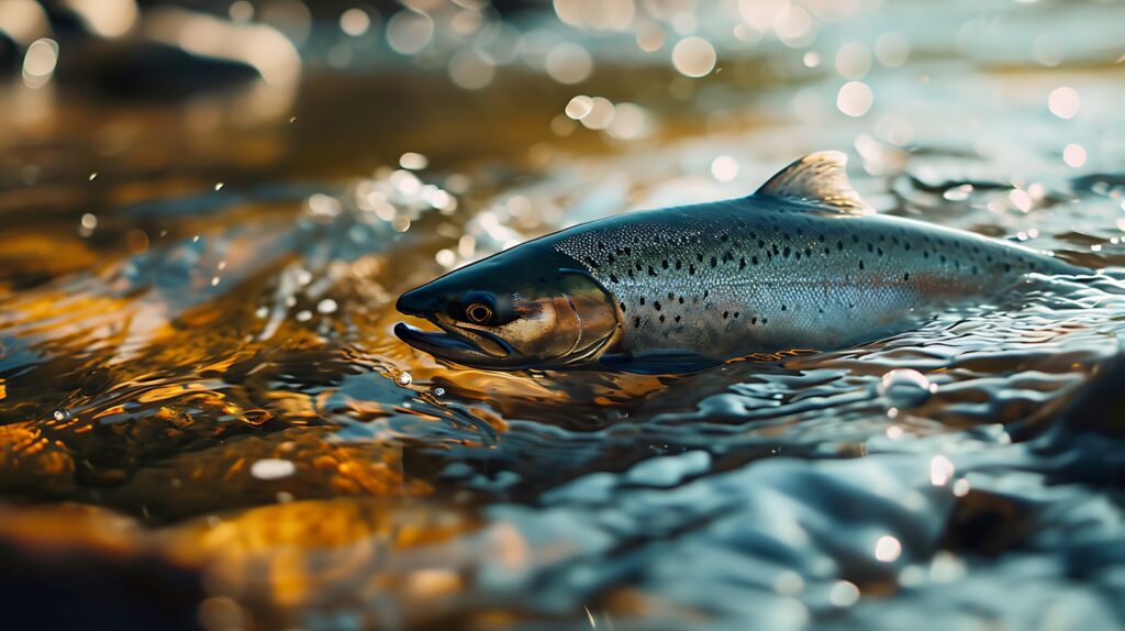 Wild Canadian salmon