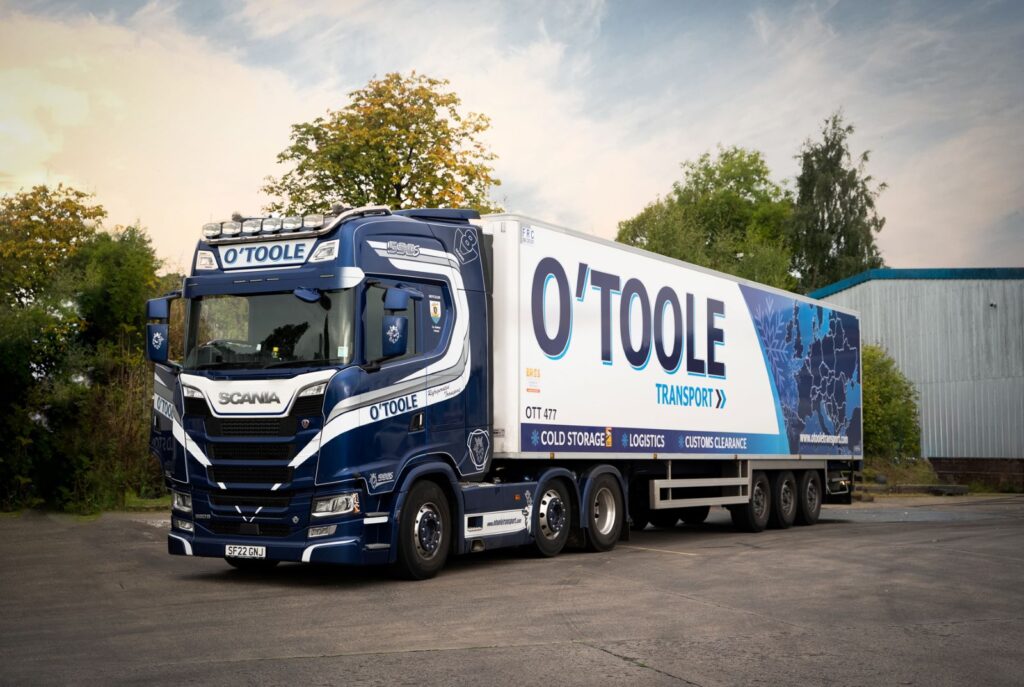 O’Toole Truck, loaded for France