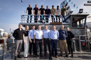 Launch Seabound team with Wilhare family and crew