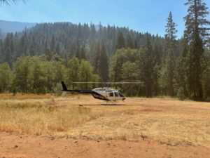 Helicopter, McCloud River